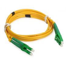 Шнур оптический duplex LC/APC-LC/APC 9/125 sm 15м LSZH Cabeus FOP(d)-9-LC/APC-LC/APC-15m