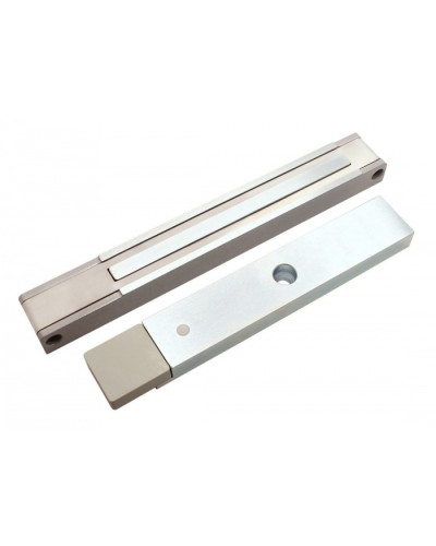 Электромагнитный замок с датчиком состояния двери ALeko ALM-200P (24В серый) в Ессентуках Электромагнитные замки Pintop.ru