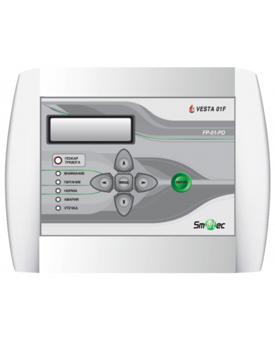 Центральный блок с ЖК дисплеем и клавиатурой Smartec FP-01-PD в Ессентуках Адресная система охранно-пожарной радиоканальной сигнализации Smartec Pintop.ru