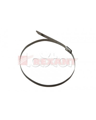 Хомут-стяжка металлический 4.6х360 мм (50шт/уп) REXANT 07-0368 в Ессентуках Стяжки-хомуты Pintop.ru