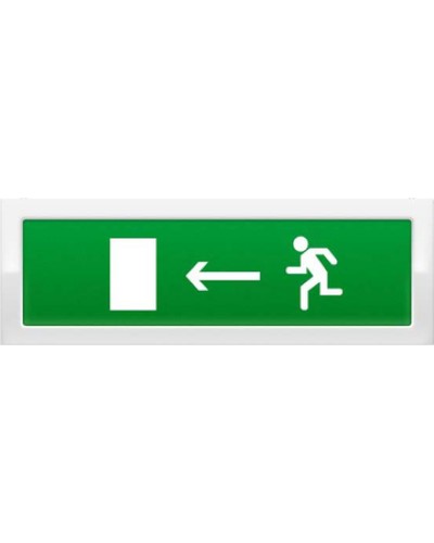 Оповещатель охранно-пожарный световой Рубеж ОПОП 1-8 Бегущий человек + стрелка влево 12В в Ессентуках Оповещатели Pintop.ru