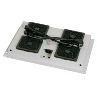 Панель вентиляционная с 4 вентиляторами Cabeus (TRAY-80)