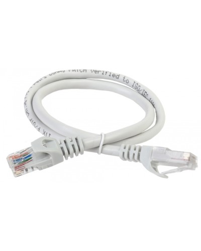 Коммутационный шнур (патч-корд), кат.5Е UTP, LSZH, 3м, серый ITK (PC01-C5EUL-3M) в Ессентуках Патч-корды и пигтейлы Pintop.ru
