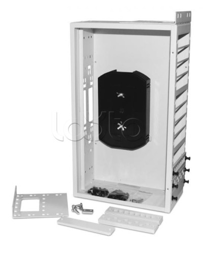 Бокс оптический универсальный 19 Hyperline FO-19R-3U-12xSLT-W140H42-96UN-GY в Ессентуках Коммутационные изделия Pintop.ru