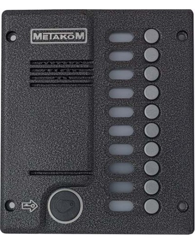 Блок вызова домофона Метаком MК10.2-RFEVN в Ессентуках Вызывные видеопанели малоабонентные Pintop.ru