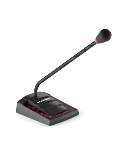 Пульт громкого оповещения STELBERRY F-702 в Ессентуках Микрофонные консоли и микрофоны Pintop.ru