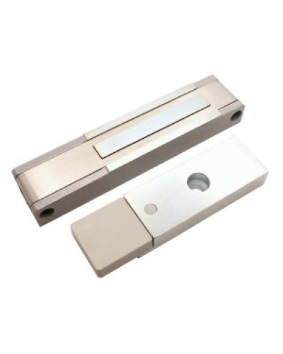 Электромагнитный замок с датчиком состояния двери ALeko ALM-150P (24В серый) в Ессентуках Электромагнитные замки Pintop.ru