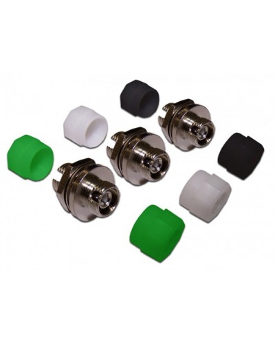 Адаптер оптический SC/APC без фланцев, SM, симплексный LANMASTER LAN-SC/NF-AM-APC в Ессентуках Коннекторы Pintop.ru