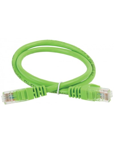 ITK Коммутационный шнур (патч-корд), кат.6 UTP, 1м, зеленый (PC02-C6U-1M) в Ессентуках Патч-корды и пигтейлы Pintop.ru