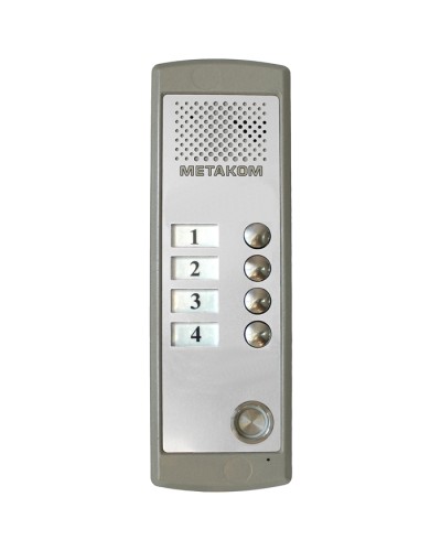 Блок вызова домофона Метаком MK4-K-TMV в Ессентуках Блоки вызова многоабонентные Pintop.ru