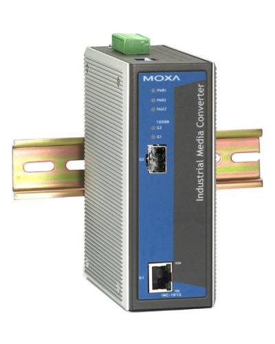Медиаконвертер Gigabit Ethernet 10/100/1000BaseTX в 1000BaseSX/LX/LHX/ZX Moxa IMC-101G в Ессентуках Дополнительное оборудование для ОПС Pintop.ru