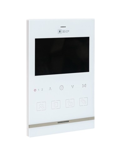 Видеодомофон IPV-01 бел. 4TFT 4пр. 2 канала IP20 EKF (int-ipv-01) в Ессентуках Абонентские видеоустройства Pintop.ru