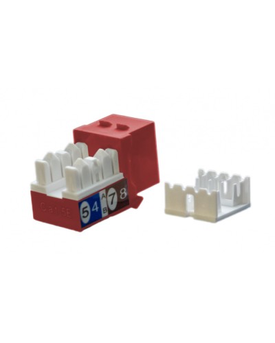 Вставка Hyperline (KJ9-8P8C-C5e-90-RD) в Ессентуках Коннекторы Pintop.ru