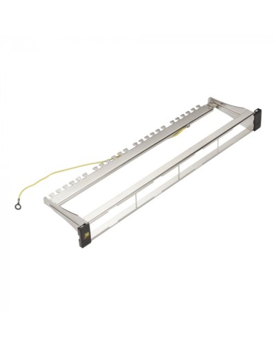 Панель модульная 19, экранированная, на 4 вставки, 1U LANMASTER LAN-FRM-PP-STP/1U в Ессентуках Коммутационные изделия Pintop.ru