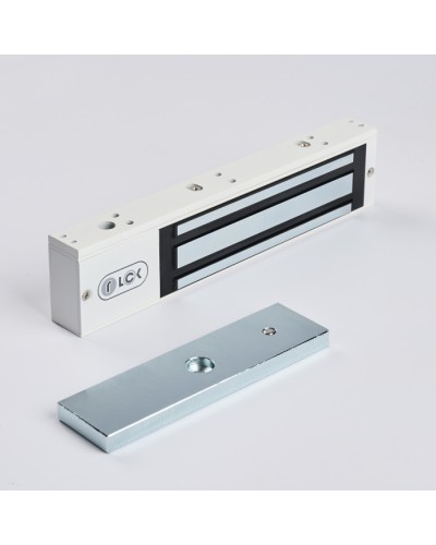 R-Lock RL-EM280-L0W - Электромагнитный замкок, 280кг, DC12/24B, цвет белый, RAL9016(белый) в Ессентуках Электромагнитные замки Pintop.ru