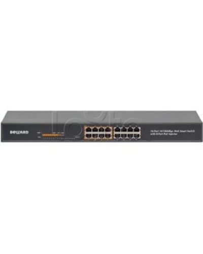 Коммутатор PoE 16-портовый Beward STW-16P8 в Ессентуках Коммутаторы Pintop.ru