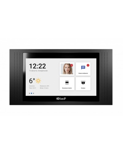 IP-видеодомофон BAS-IP AT-07L BLACK в Ессентуках Вызывные IP панели Pintop.ru