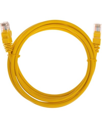 Патч-корд U/UTP, CAT 5e, RJ45-RJ45, 26AWG, LSZH, желтый, 2м REXANT 02-0105-2 в Ессентуках Патчкорды (медные) Pintop.ru