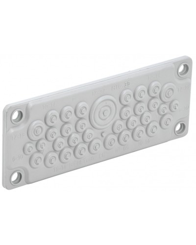 TITAN Ввод кабельный мембр. 35 отв. d=7-32мм IP65 серый IEK (TI-00D-MC-035-65) в Ессентуках Аксессуары для стоек и шкафов Pintop.ru