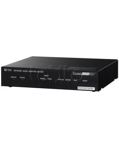 Шлюз передачи аудио, управляющих сигналов через сеть TOA NX-100S W в Ессентуках Системы оповещения и трансляции TOA Pintop.ru