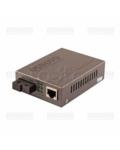 Медиаконвертер Fast Ethernet OSNOVO OMC-100-11S5b в Ессентуках Медиаконвертеры Pintop.ru