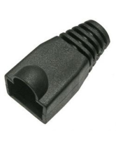 Колпачки защитные для кабеля 6,0мм cat.5, на соединение коннектора с кабелем (черный) TWT TWT-BO-6.0-BK/100 в Ессентуках Коннекторы Pintop.ru