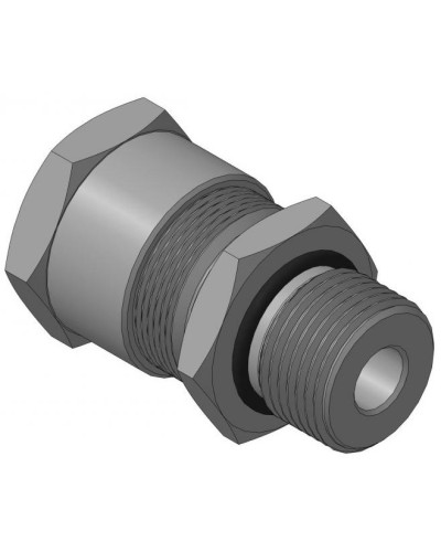 Кабельный ввод с резьбой G1/2 для открытой прокладки кабеля с проходным диаметром d=4-8 мм Спектрон КВН-ЕХЕ-8-Н-G1/2 в Ессентуках Аксессуары для кабель-канала Pintop.ru