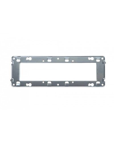 Универсальный суппорт для горизонтальных рамок 6 и 8 модулей французский стандарт Eurolan (16S-00-18WT) в Ессентуках Комбинированные настенные розетки Pintop.ru