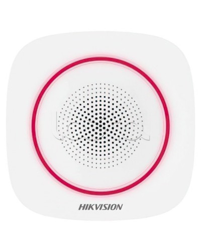 Беспроводной внутренний SIP-оповещатель Hikvision AX PRO DS-PS1-II-WE(RU) (Red Indicator) в Ессентуках Оповещатели Pintop.ru