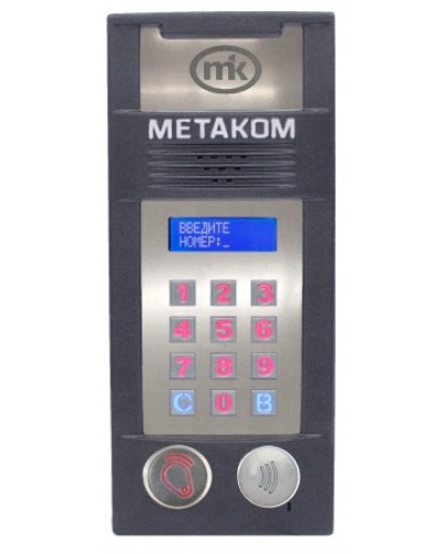 Многоабонентый антивандальный блок вызова Метаком MК2018-RFMFСG в Ессентуках Блоки вызова многоабонентные Pintop.ru