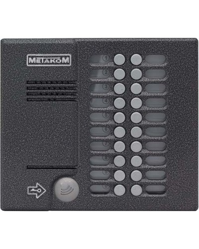Блок вызова домофона Метаком MK20.2-MFE в Ессентуках Вызывные аудиопанели малоабонентные Pintop.ru