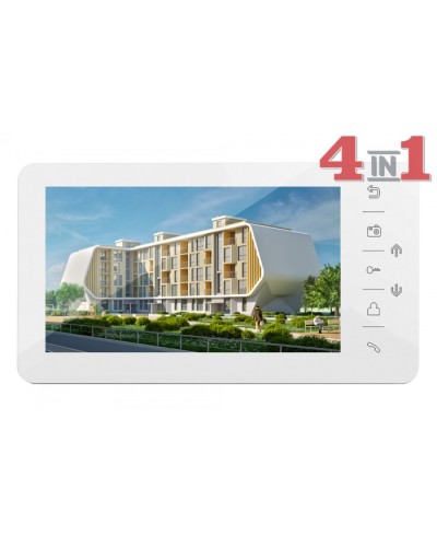 Монитор цветного видеодомофона Tantos Prime HD (White) VZ в Ессентуках Абонентские видеоустройства Pintop.ru