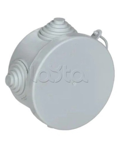 Коробка расп. КМ для о/п D=65х40мм IP54 4 вв (7035) GENERICA IEK (UKO21-065-040-000-K03-54) в Ессентуках Распределительные коробки Pintop.ru