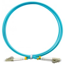 Шнур оптический duplex LC-LC 50/125 mm OM3 0,5м LSZH Cabeus (FOP-50-LC-LC-0,5m)