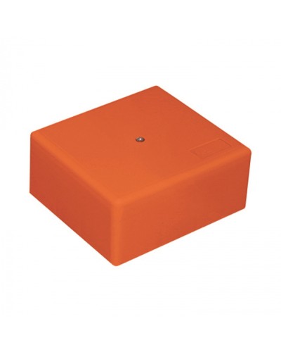 MB75 Коробка огн. E-110,о/п 75х75х40, с гладкими стенками,без галогена, заземление, IP41, 12P, (1,5-2,5 мм2), цвет оранж в Ессентуках Распределительные коробки Pintop.ru