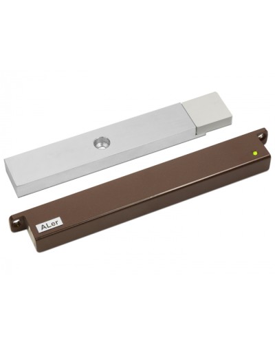 Замок электромагнитный Aler AL-200 PRemium (12 В, коричневый) в Ессентуках Электромагнитные замки Pintop.ru