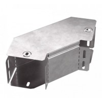 Угол горизонтальный 90 градусов с крышкой Стандарт 100х100 Промрукав (PR16.0413)