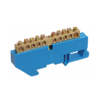 Шина N "ноль" на DIN-изол ШНИ-6х9-20-Д-С IEK YNN10-69-20D-K07