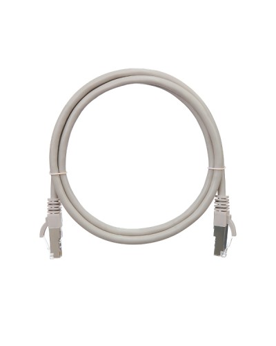 Шнур коммутационный 2хRJ45/8P8C F/UTP кат.5е (1 м) NIKOMAX (NMC-PC4SD55B-010-GY) в Ессентуках Патчкорды (медные) Pintop.ru