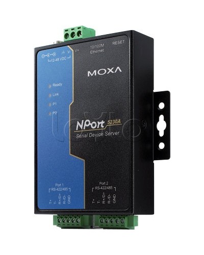 Сервер 2-портовый RS-422/485 в Ethernet Moxa NPort 5230A в Ессентуках Дополнительное оборудование для ОПС Pintop.ru