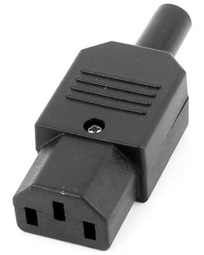 Розетка IEC 60320 C13, 10A, 250V, формата Mosaic, 45x45 LANMASTER LAN-SIP-23IEC-C13 в Ессентуках Блоки розеток Pintop.ru