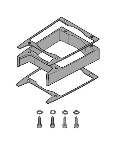 Удлинитель кожуха электродвигателя C-BXK, C-BXEK Came 119RICX043 в Ессентуках Запчасти для шлагбаумов и автоматики Pintop.ru