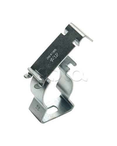 Держатель с крышкой D32, оцинкованная сталь DKC (6044-A32) в Ессентуках Держатели, клипсы, скобы Pintop.ru