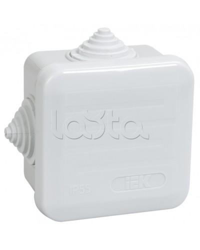 Коробка КМ41236 распаячная для о/п (RAL7035, 4 гермоввода, защелкивающаяся крышка) IEK UKOZ11-070-070-040-K41-44 в Ессентуках Распределительные коробки Pintop.ru