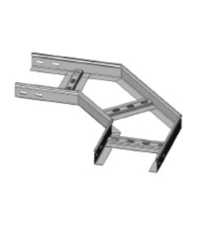 Угол горизонтальный 90° 200х80 (1,2) для лестничного лотка ПожТехКабель (650-513) в Ессентуках Кабельные лотки Pintop.ru