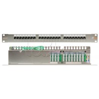 Патч-панель 19", 1U, 24xRJ45 NIKOMAX (NMC-RP24SD2-1U-MT)