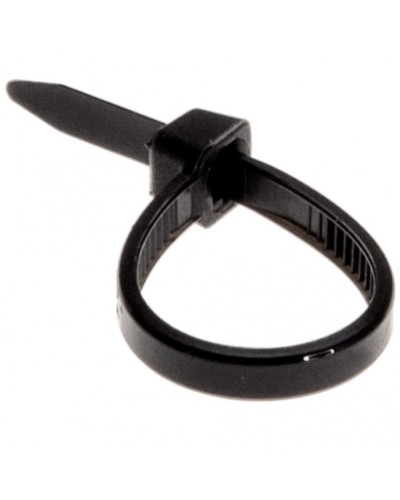 Хомут-стяжка нейлоновый 2.5х100 мм чёрный (100шт/уп) REXANT 07-0101 в Ессентуках Стяжки-хомуты Pintop.ru