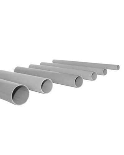 Труба гладкая ПВХ жесткая d16 мм (3 м) (156 м/уп) серая EKF-Plast (trg-16-3n) в Ессентуках Гладкая труба Pintop.ru