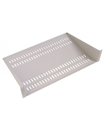 Полка перфорированная консольная 400мм 2U ЦМО МС-40 в Ессентуках Полки для шкафов и стоек Pintop.ru