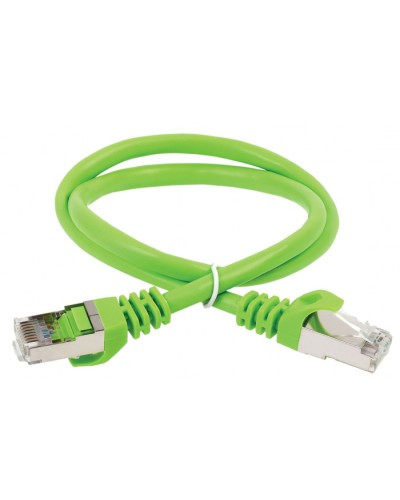 ITK Коммутационный шнур кат. 6А S/FTP LSZH 5м зеленый (PC02-C6ASL-5M) в Ессентуках Патч-корды и пигтейлы Pintop.ru
